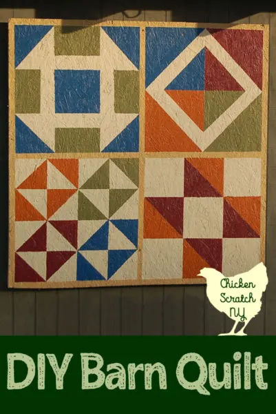 handmade barn quilt tutorial