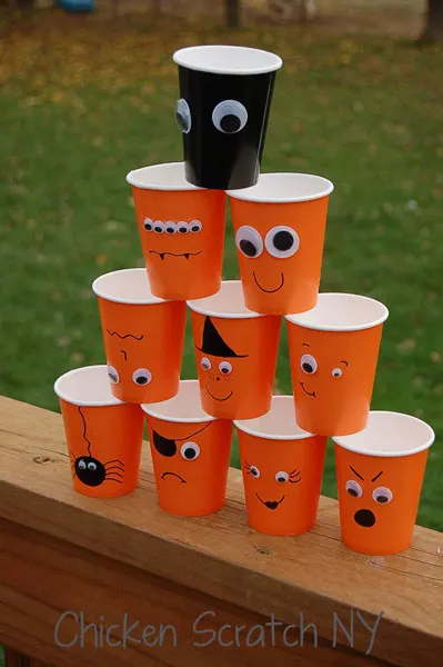 Personalized Halloween Party Drink Cups for Kids