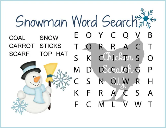 Free Christmas Word Search Printable for Kids and Adults