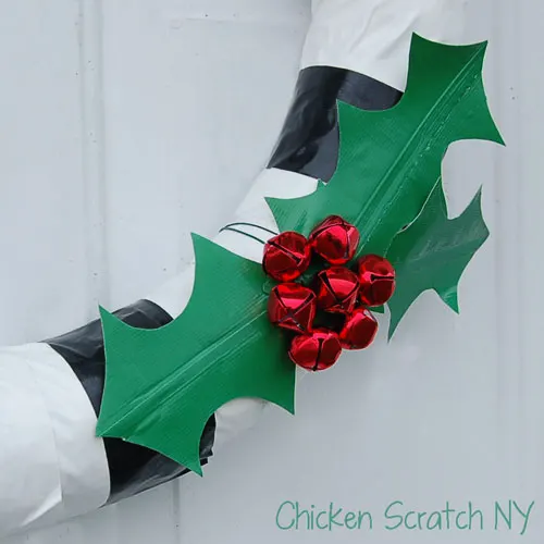 DIY Duck Tape Christmas Wreath