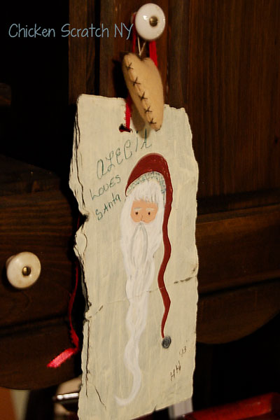 Hand Painted Santa