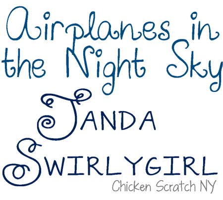 airplanes in the night sky janda swirlygirl