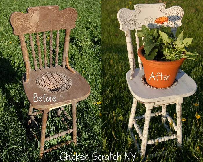 Flower Pot Chair Upcyle
