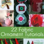 Fabric Ornament Round Up
