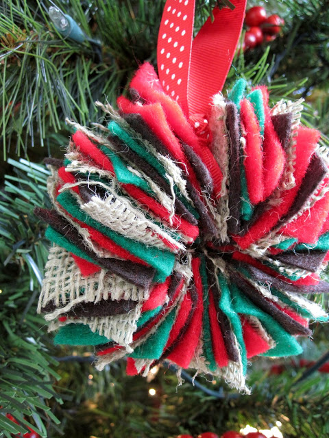 Fabric Scrap Christmas Balls