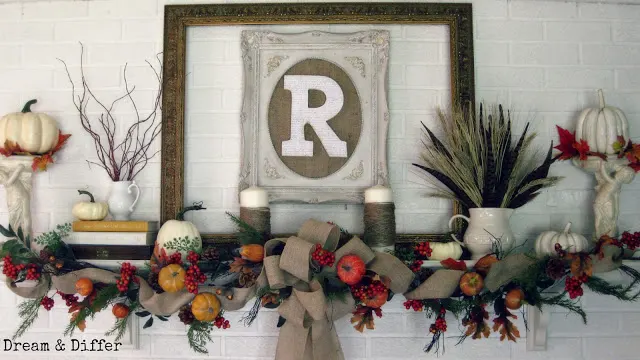 Autumn Mantel