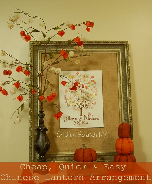 Cheap, Quick and Easy #Autumn Arrangement