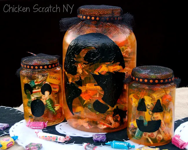 #DecoArt Pumpkin Candy Jars