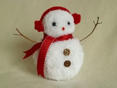 pom-pom-snowman-christmas-crafts-red