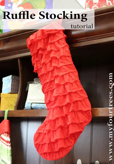 ruffle stocking smaller