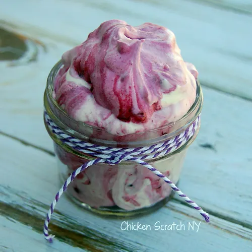 Black Raspberry Vanilla Fool - Fruity Whipped Cream Dessert