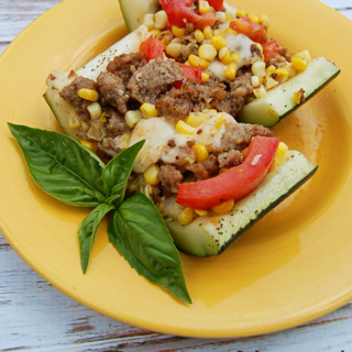 Farm Stand Stuffed Zucchini