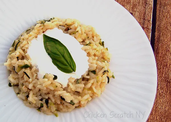 Creamy Zucchini Risotto