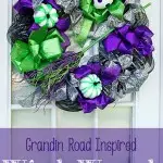 Halloween Witch Wreath - $31 DIY vs $359 Grandin Rd "Cast a Spell" Wreath