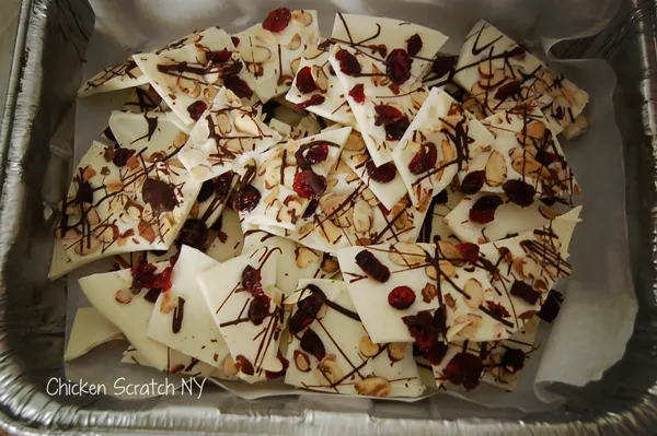 Toasted Almond & Cranberry Bark