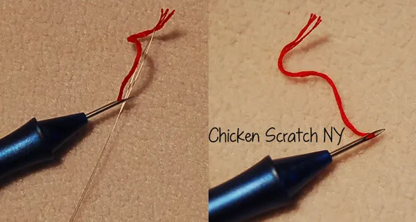 How to Make DIY Punch Needle Threaders 