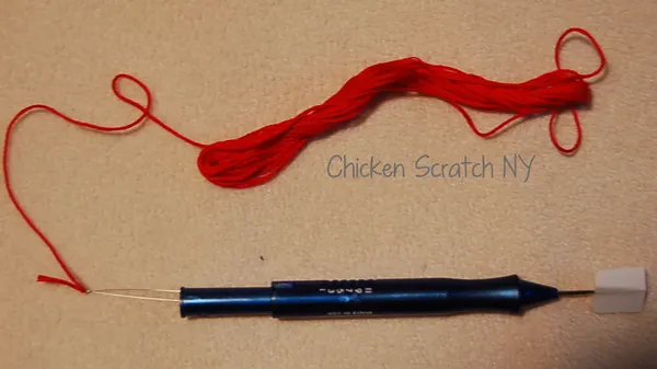 How to thread an Embroidery Pen 