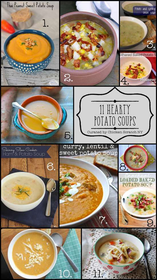 Fill your bowl with one of these hearty soups featuring everyone's favorite tubers