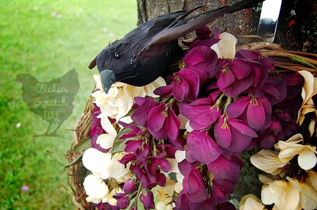 Wicked Wisteria Halloween Wreath