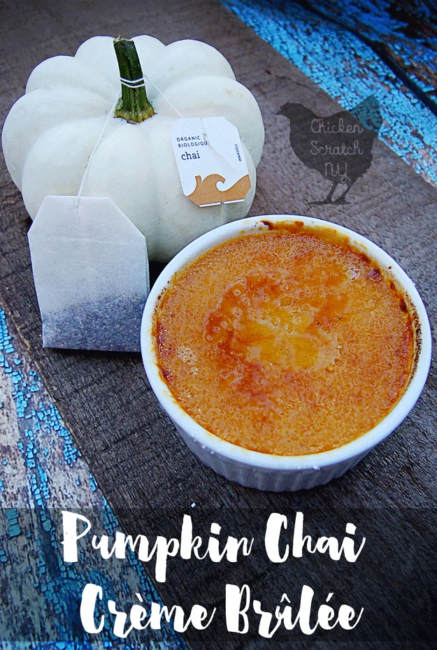 Take your autumn dessert menu to the next level with a seasonally spiced Pumpkin Chai Creme Brulee