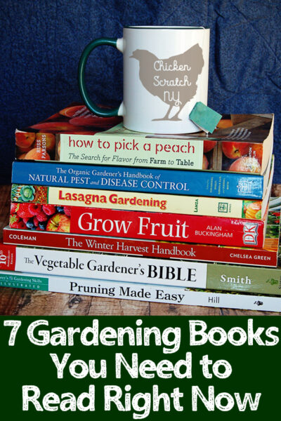 stack of the best gardening books 