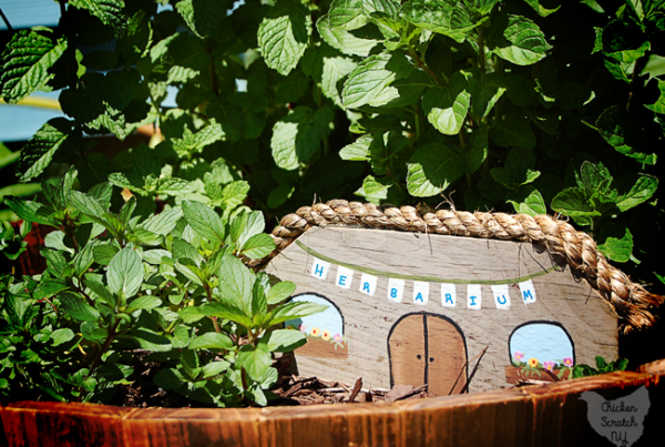 Turn scrap wood, paint and nature walk finds into a cheerful village of Garden Fairy Houses in an afternoon