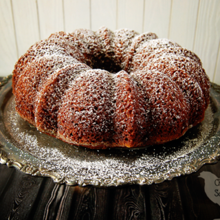 Spicy, sticky and moist, this pumpkin gingerbread is the perfect accompaniment to a hot cup of coffee and a dollop of whipped cream