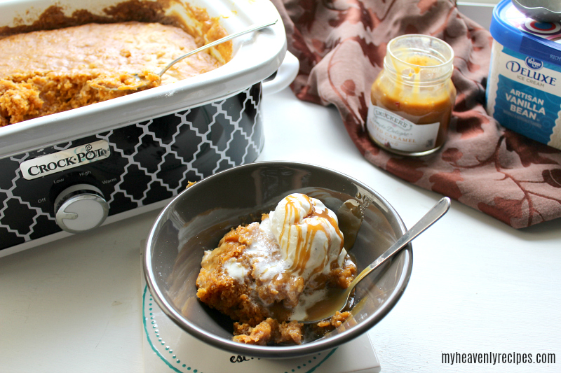 Crock Pot Pumpkin Dump Cake