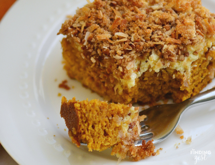 Pumpkin Cream Cheese Coffee Cake