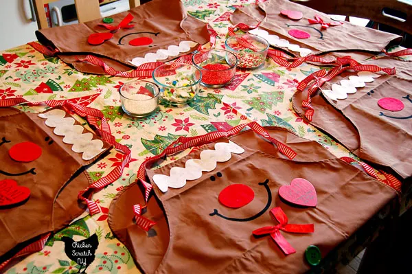 Entertain the little ones with a Holiday Cookie Party! Decorate giant Christmas Tree Cookies and keep the fun going with jingle bell necklaces and stickers