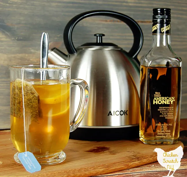 This twist on an old fashioned remedy may not cure your cold but it will certainly make it more bearable. Knock yourself out with a Sleepy Time Hot Toddy and sleep off what ails you