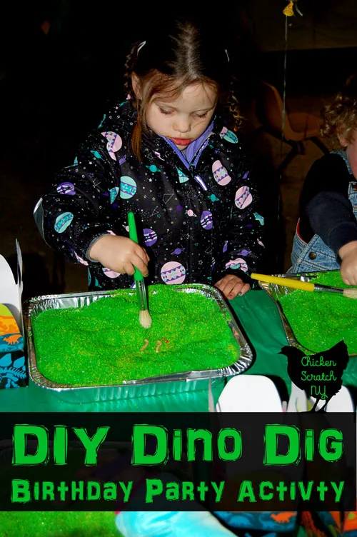 Dinosaur Dig Birthday Party