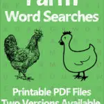printable farm word searches for kids
