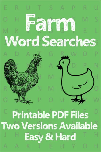 printable farm word searches for kids