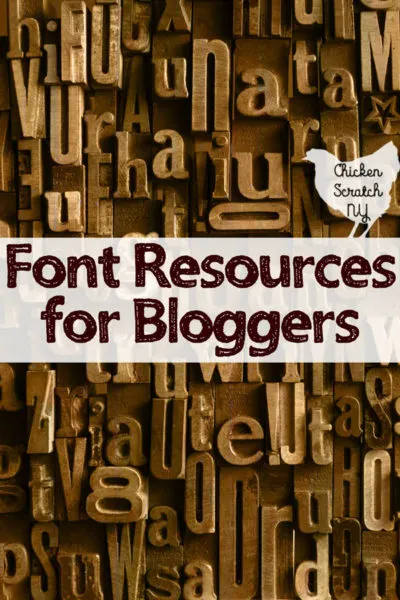 best font resources for bloggers