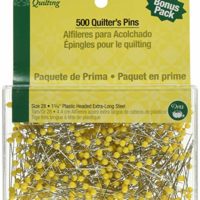Dritz Quilting Quilter's Pins Bonus Pack, 500 Count