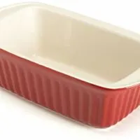 Good Cook 9 Inch Ceramic Loaf Dish, Red