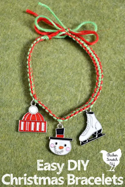 DIY Christmas Friendship Bracelets