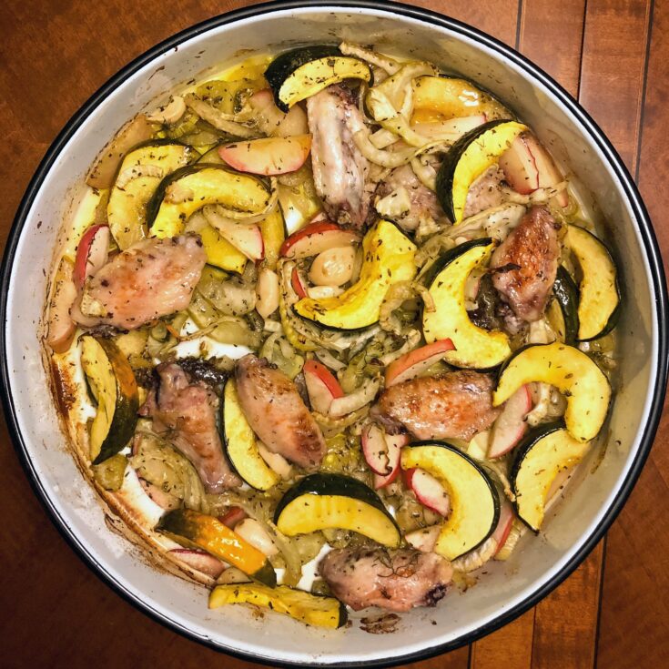 Image for Acorn Squash With Chicken & Fennel