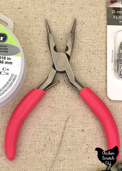 8 Chain Nose Pliers With Green Handle by hildie & jo