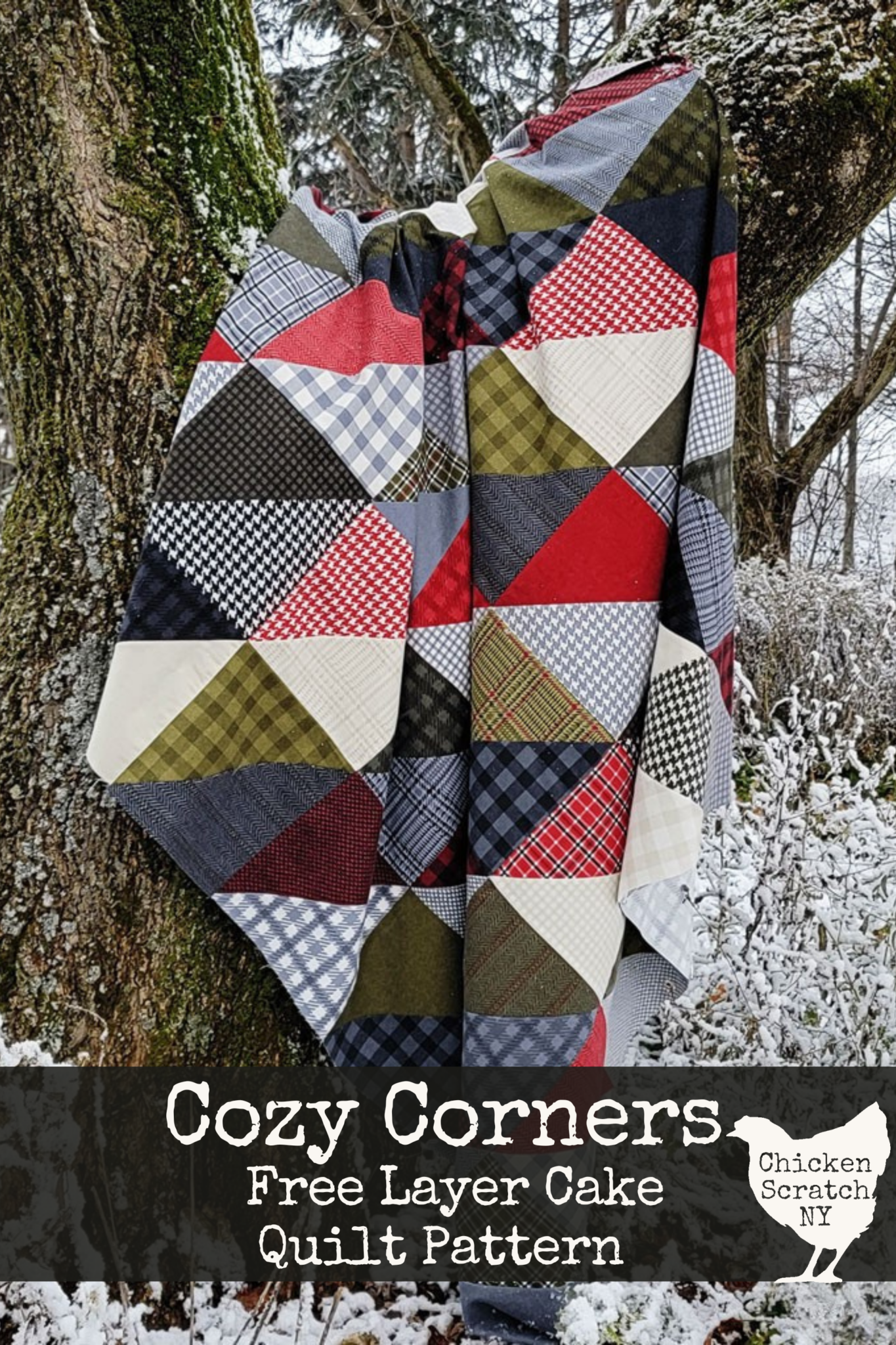 Cozy Corners - Free Layer Cake Quilt Pattern