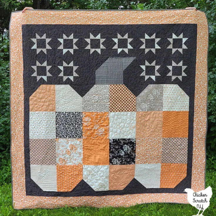 Image for The Great Pumpkin Throw Quilt