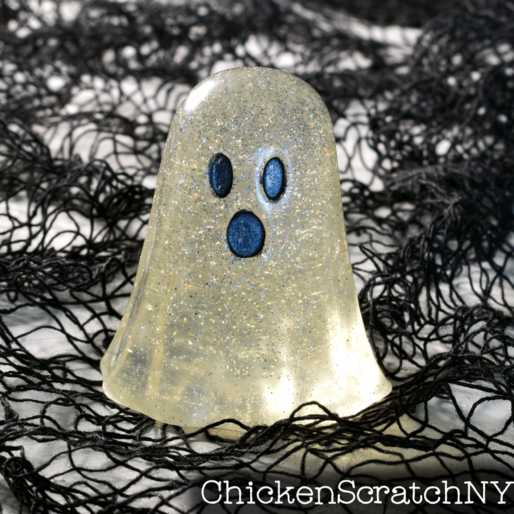 Holographic Glitter Ghost Soap