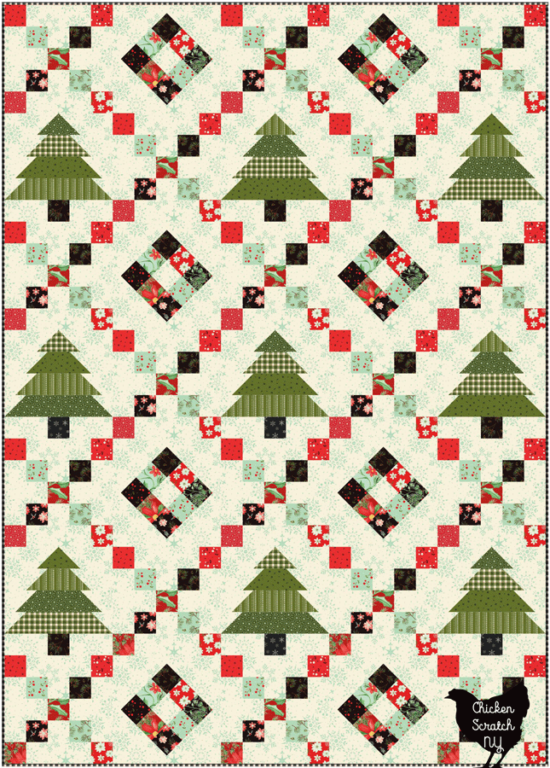 Winter Lattice Quilt Pattern