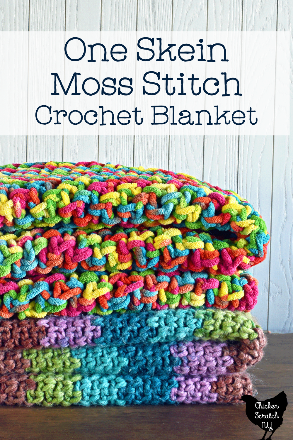 Giant best sale stitch blanket