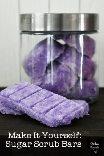 purple sugar scrub bars