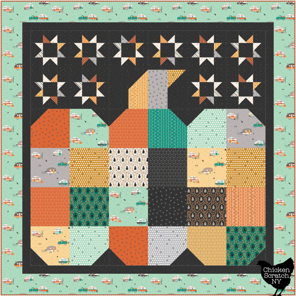 The Great Pumpkin Quilt - Layer Cake Pattern