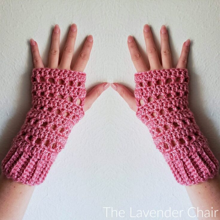 Image for Madison Fingerless Gloves Crochet Pattern