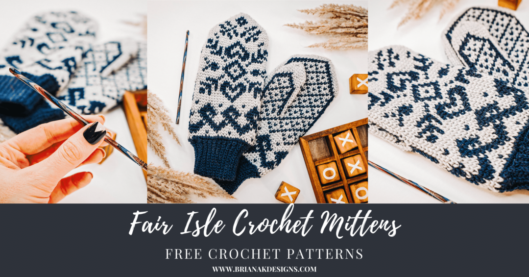 15 Free Cozy & Warm Crochet Mitten Patterns