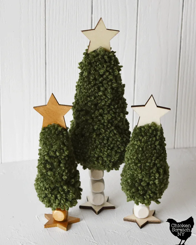 DIY Mini Christmas Trees